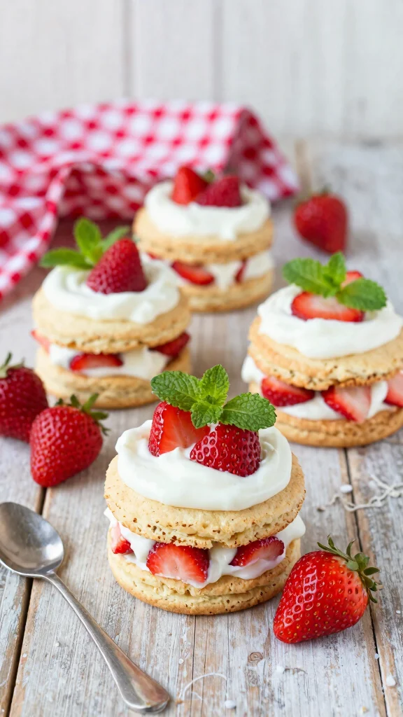 12 Strawberry Baking Recipes to Enjoy All Season Long - 4. Healthy Strawberry Shortcake 1