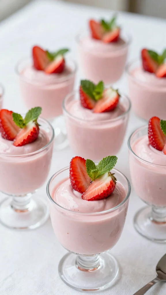12 Strawberry Baking Recipes to Enjoy All Season Long - 9. Strawberry Mousse Cups 1