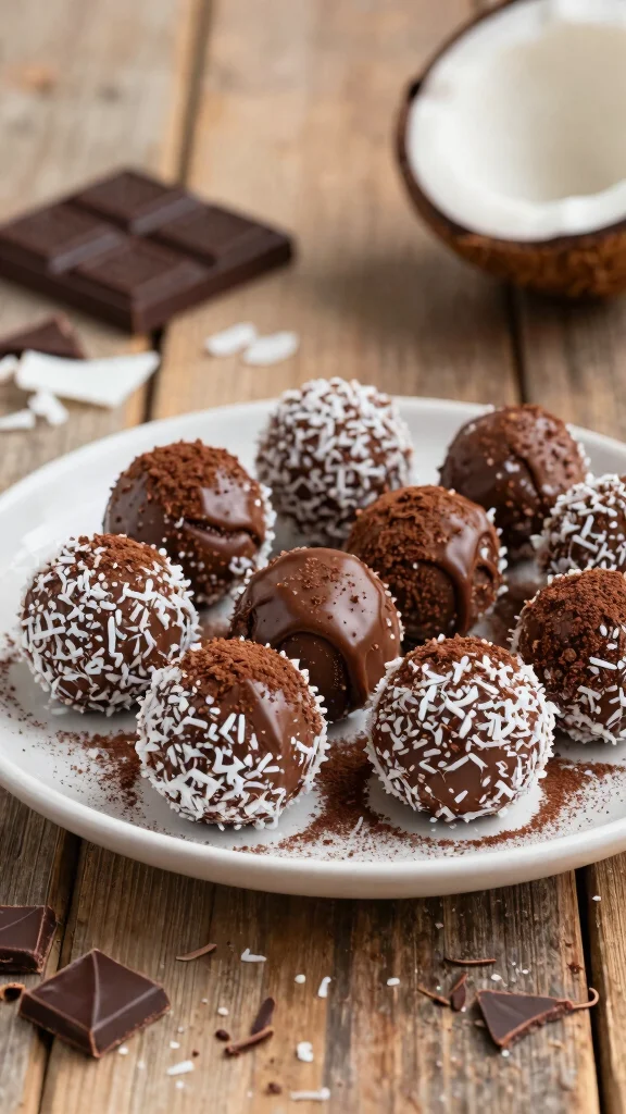 15 Baking Recipes from Scratch That Beat Any Store-Bought Treat - 13. Chocolate Coconut Truffles 1