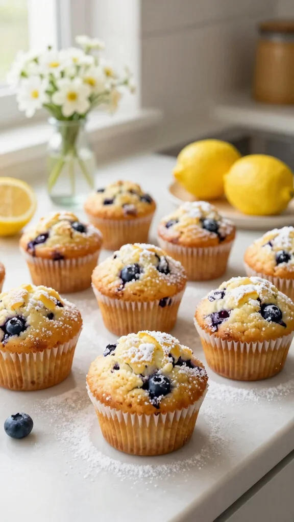 15 Baking Recipes from Scratch That Beat Any Store-Bought Treat - 7. Lemon Blueberry Muffins 1