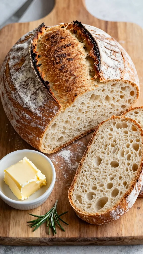 15 Homemade Bread Baking Recipes from Beginner to Pro - 1. Classic Sourdough Bread 1