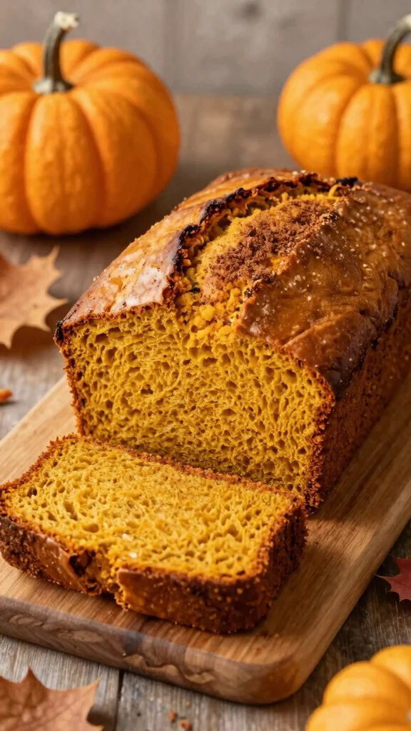 15 Homemade Bread Baking Recipes from Beginner to Pro - 14. Pumpkin Bread 1
