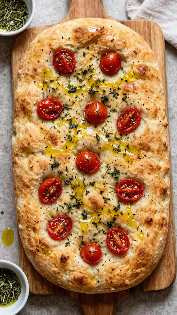 15 Homemade Bread Baking Recipes from Beginner to Pro - 3. Focaccia Bread 1