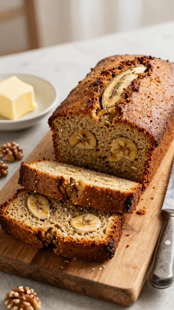 15 Homemade Bread Baking Recipes from Beginner to Pro - 5. Banana Bread 1
