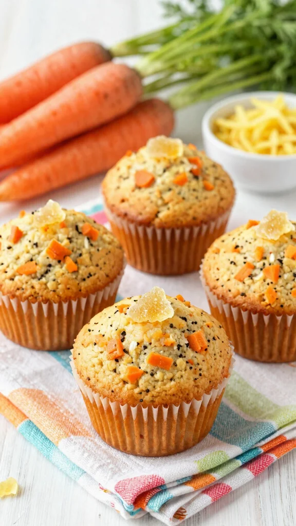 15 Muffin Baking Recipes for Every Flavor You Can Imagine - 10. Carrot Ginger Muffins 1