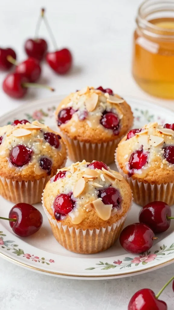 15 Muffin Baking Recipes for Every Flavor You Can Imagine - 15. Cherry Almond Muffins 1