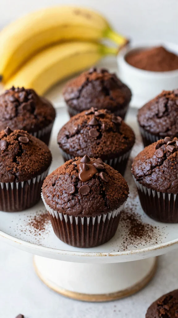 15 Muffin Baking Recipes for Every Flavor You Can Imagine - 2. Chocolate Banana Muffins 1