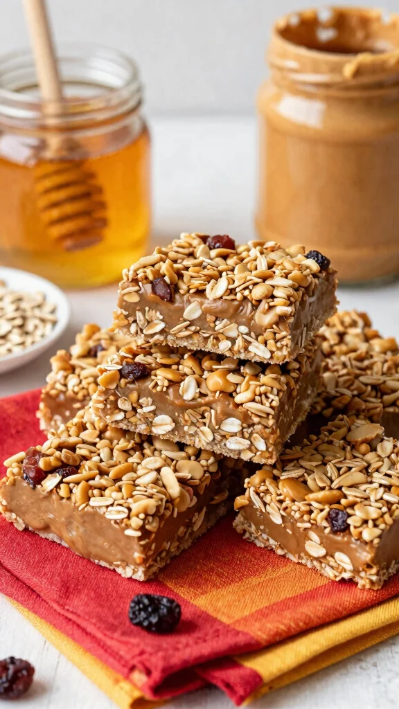 15 Peanut Butter Baking Recipes for the Ultimate PB Lover - 12. Peanut Butter Granola Bars 1