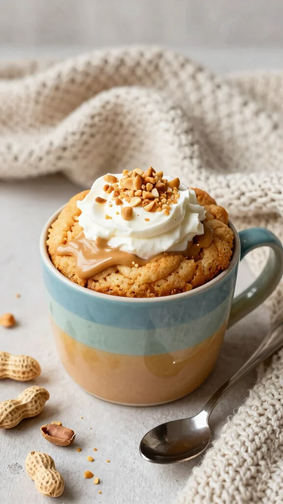 15 Peanut Butter Baking Recipes for the Ultimate PB Lover - 15. Peanut Butter Mug Cake 1
