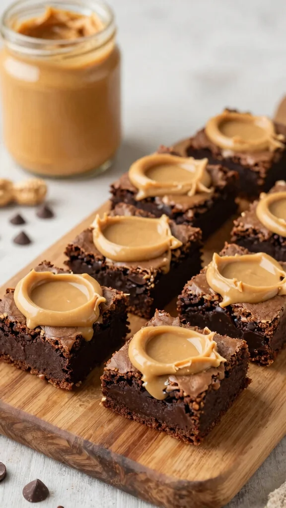 15 Peanut Butter Baking Recipes for the Ultimate PB Lover - 6. Peanut Butter Brownies 1