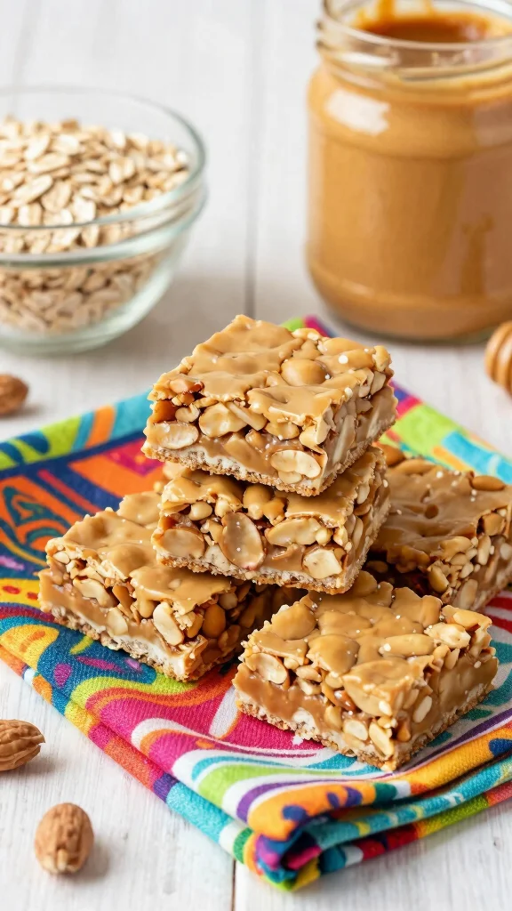 15 Peanut Butter Baking Recipes for the Ultimate PB Lover - 9. Peanut Butter Snack Bars 1
