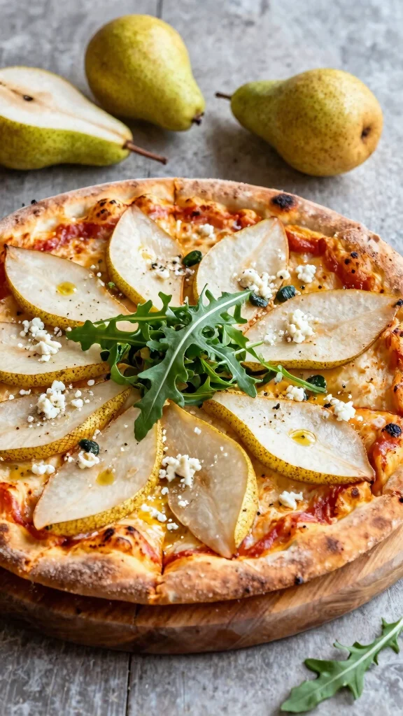 15 Trader Joe’s Pizza Recipes for Quick, Easy Weeknight Dinners - 8. Pear and Gorgonzola Pizza 1