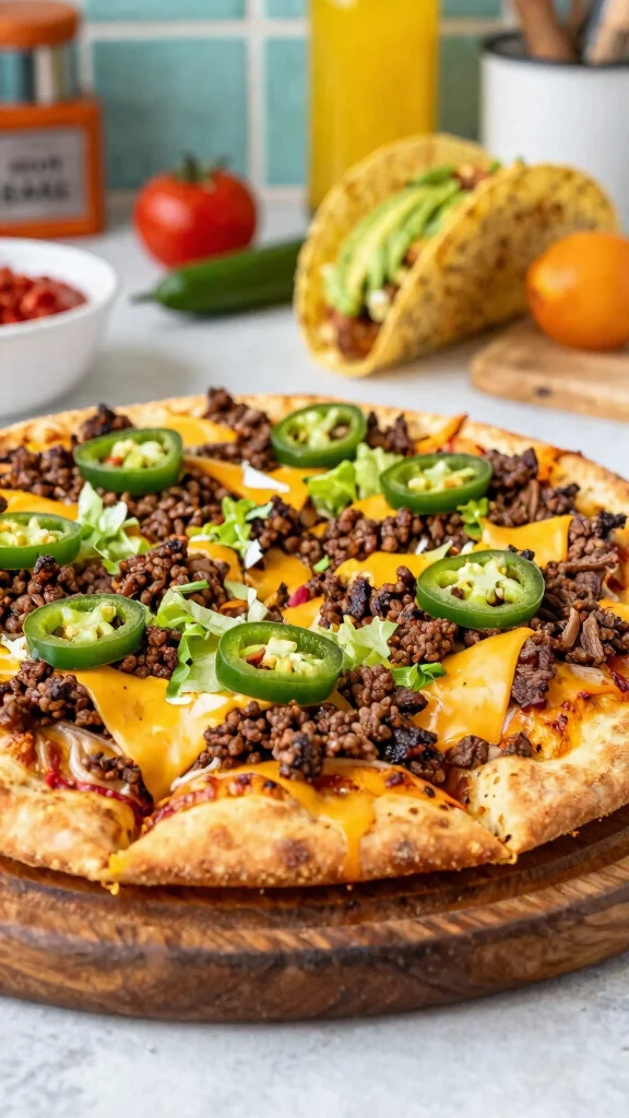 15 Trader Joe’s Pizza Recipes for Quick, Easy Weeknight Dinners - 9. Taco Pizza 1