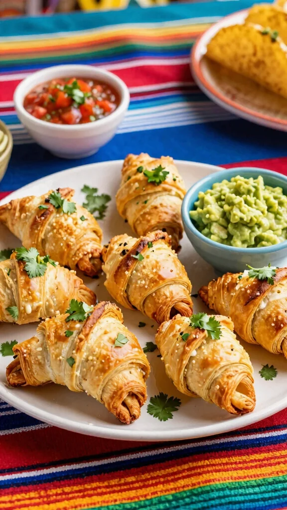 16 Pizza Crescent Roll Recipes for Quick, Cheesy Party Snacks - 4. Taco Crescent Roll Bites 1