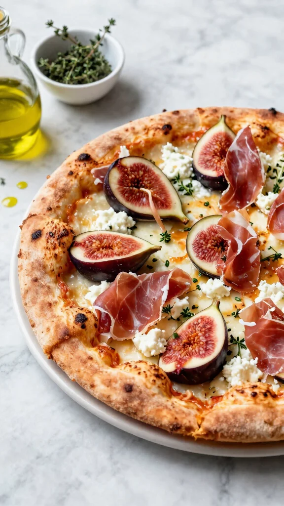 17 Prosciutto Pizza Recipes for a Crispy, Salty, Flavor-Packed Dinner - 2. Fig and Prosciutto Pizza with Goat Cheese 1
