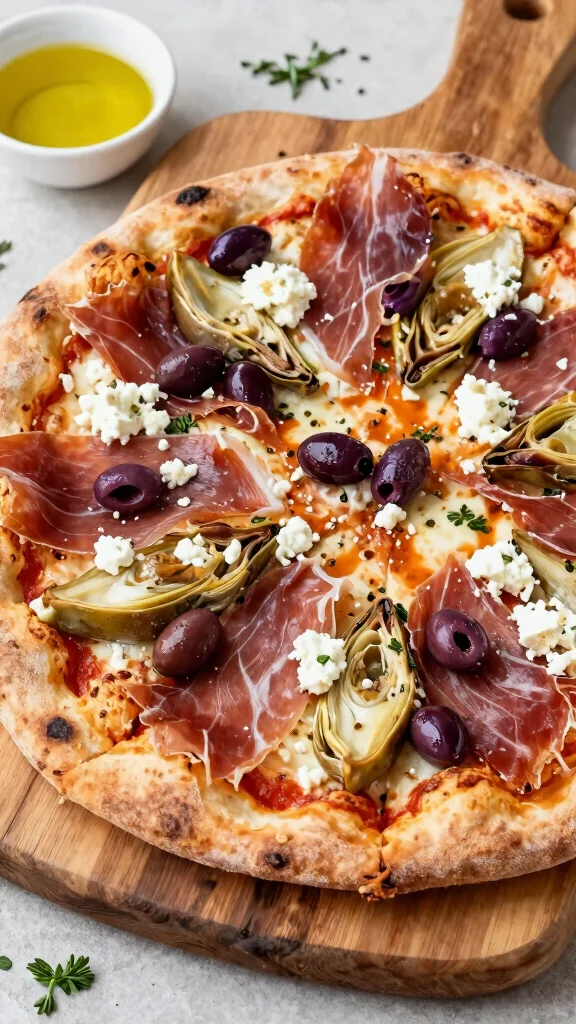 17 Prosciutto Pizza Recipes for a Crispy, Salty, Flavor-Packed Dinner - 5. Mediterranean Prosciutto Pizza 1