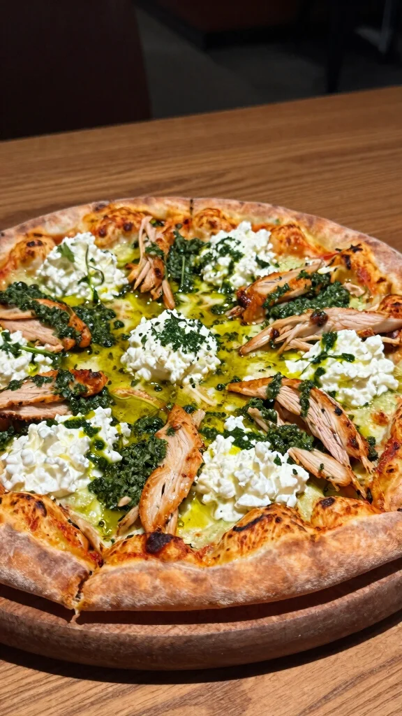 18 Ricotta Pizza Recipes for Creamy, Light, Flavorful Pizza Nights - 14. Ricotta & Chicken Pesto Pizza 1