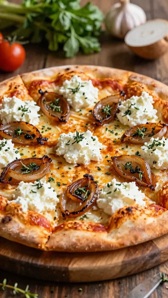18 Ricotta Pizza Recipes for Creamy, Light, Flavorful Pizza Nights - 18. Ricotta & Caramelized Onion Pizza 1