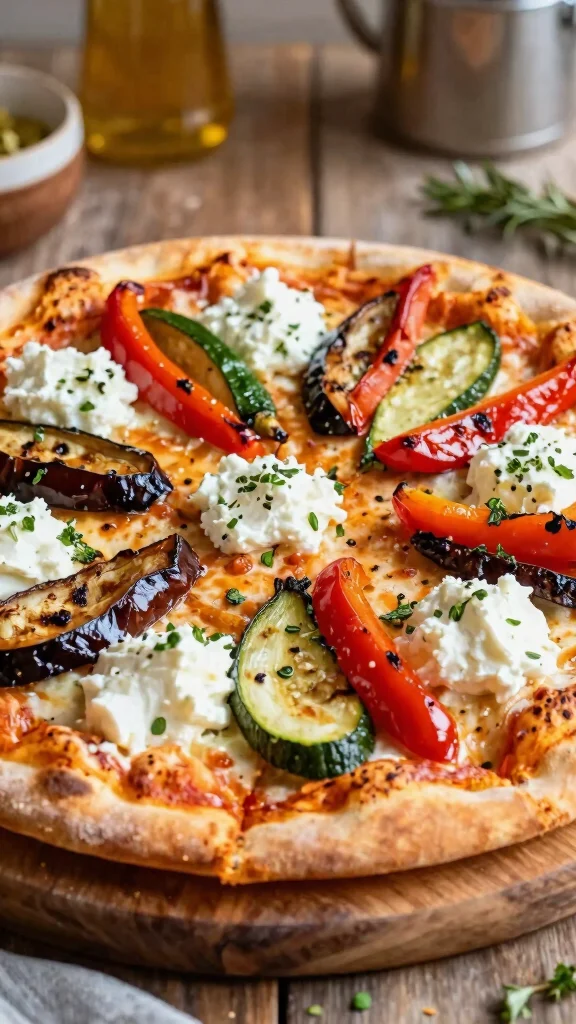18 Ricotta Pizza Recipes for Creamy, Light, Flavorful Pizza Nights - 3. Ricotta & Roasted Vegetable Medley Pizza 1
