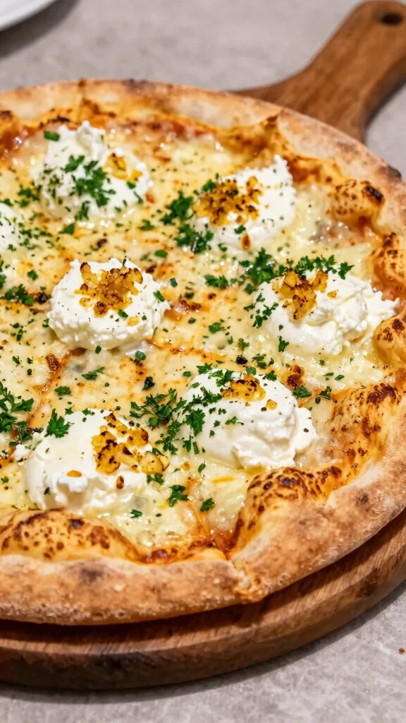 18 Ricotta Pizza Recipes for Creamy, Light, Flavorful Pizza Nights - 4. White Pizza with Ricotta & Garlic 1
