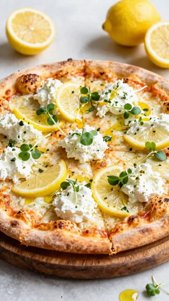 18 Ricotta Pizza Recipes for Creamy, Light, Flavorful Pizza Nights - 8. Ricotta & Lemon Zest Pizza 1