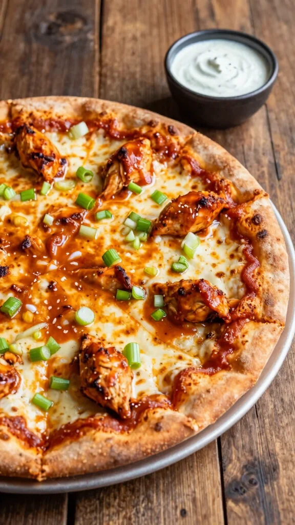 Boboli Pizza Recipes Done Right: 15 Easy Ideas for Busy Nights - 10. Buffalo Chicken Extravaganza 1