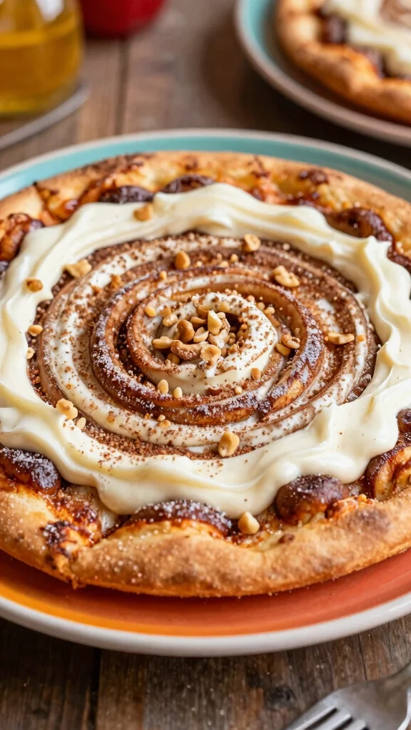 Boboli Pizza Recipes Done Right: 15 Easy Ideas for Busy Nights - 13. Cinnamon Dessert Pizza 1