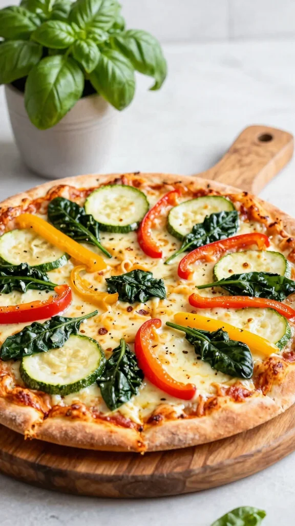 Boboli Pizza Recipes Done Right: 15 Easy Ideas for Busy Nights - 3. Veggie Supreme 1