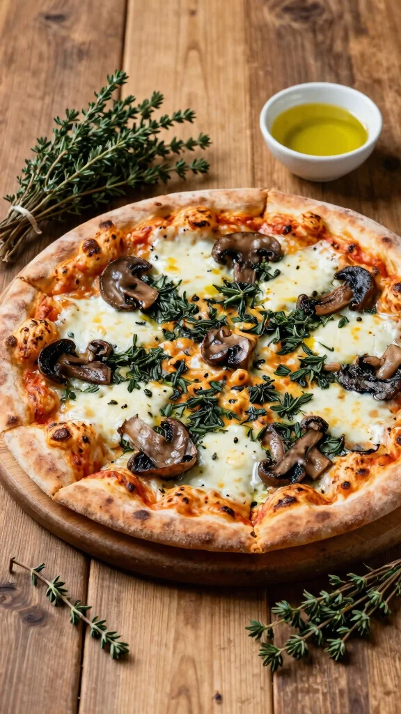 California Pizza Kitchen Recipes in the Home Kitchen: 13 Easy Ideas - 6. Wild Mushroom Pizza 1
