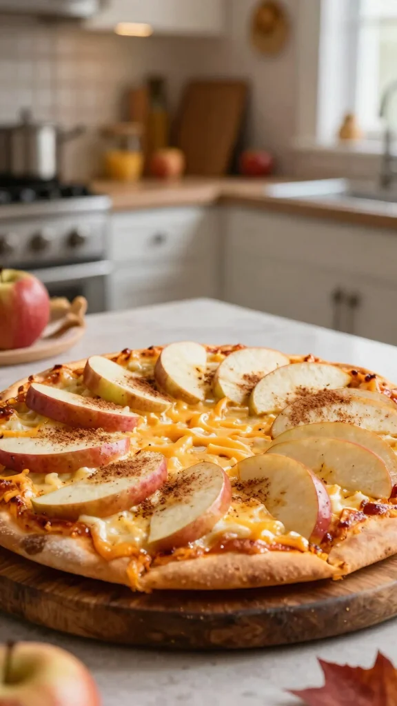 Fall Pizza Recipes, Big Cozy Flavor: 19 Ideas for Chilly Nights - 11. Apple and Cheddar Pizza 1