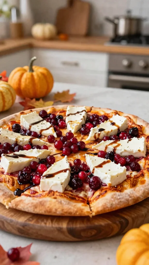 Fall Pizza Recipes, Big Cozy Flavor: 19 Ideas for Chilly Nights - 3. Cranberry and Brie Pizza 1