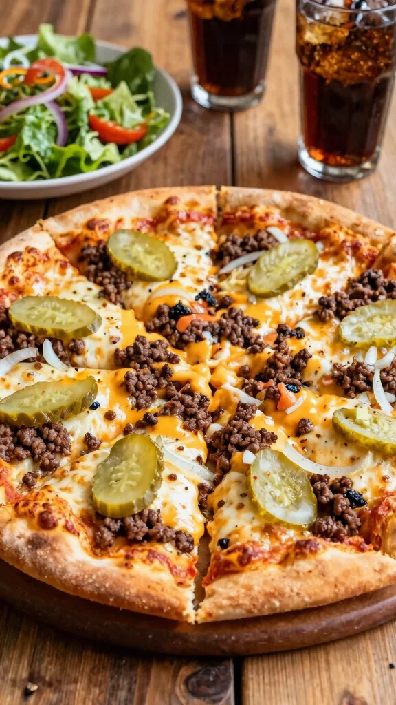 Hamburger Pizza Recipes: 15 Easy Ideas for a Fun Family Dinner - 1. Classic Cheeseburger Pizza 1