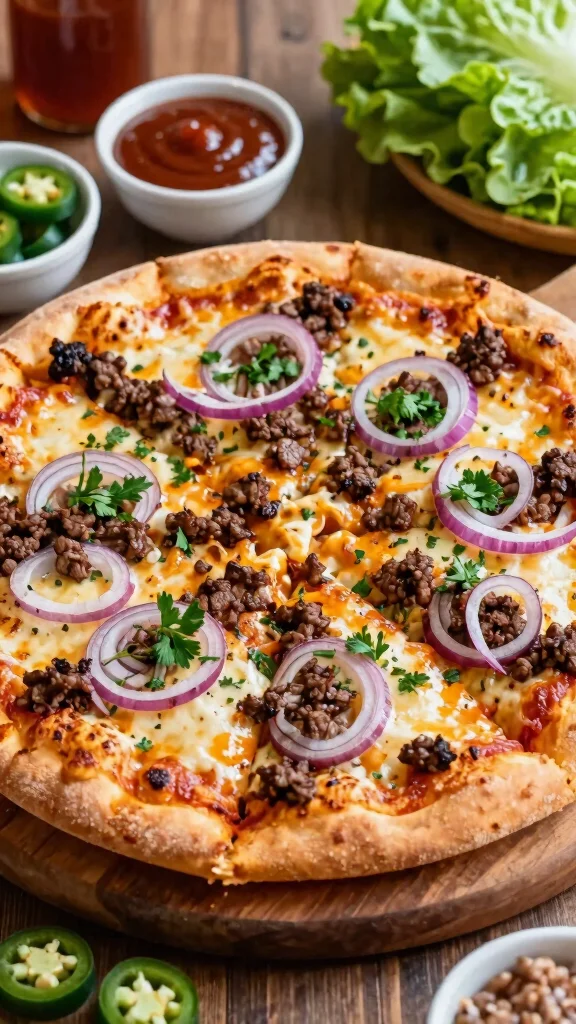 Hamburger Pizza Recipes: 15 Easy Ideas for a Fun Family Dinner - 2. BBQ Hamburger Pizza 1