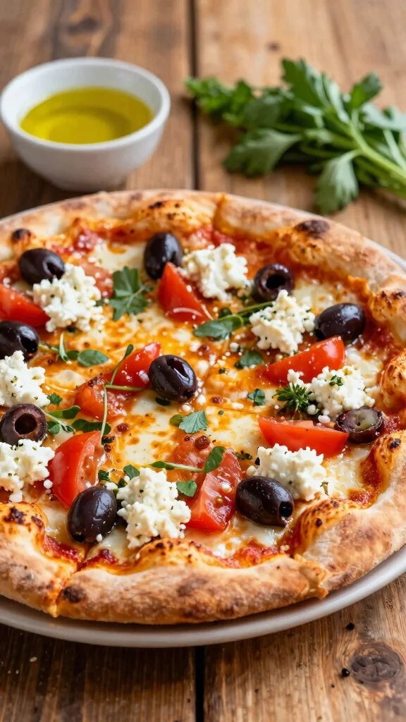 Hamburger Pizza Recipes: 15 Easy Ideas for a Fun Family Dinner - 6. Mediterranean Hamburger Pizza 1