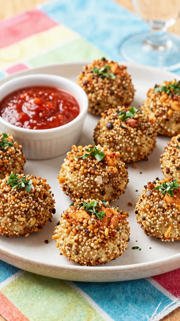 Low Calorie Pizza Recipes Done Right: 17 Ideas That Still Taste Amazing - 14. Quinoa Pizza Bites 1