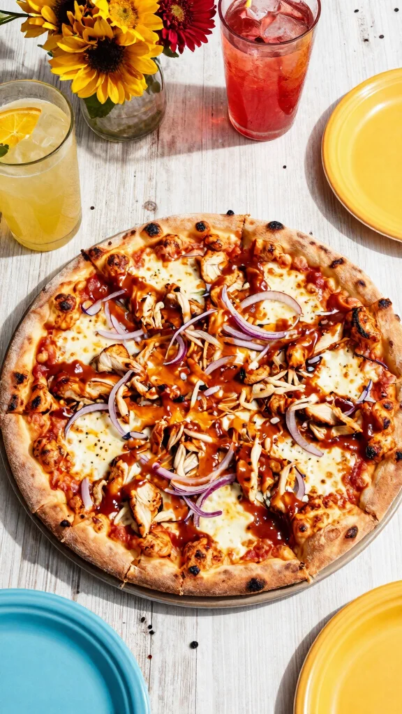 Summer Pizza Recipes, Big Fresh Flavor: 20 Ideas for Sunny Days - 3. BBQ Chicken Grilled Pizza 1