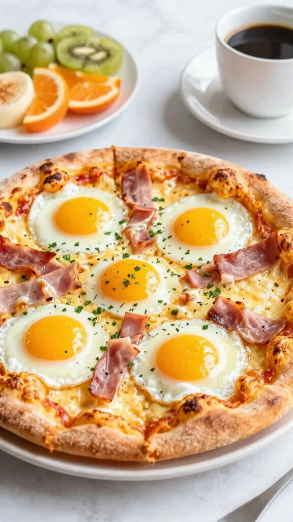 Summer Pizza Recipes, Big Fresh Flavor: 20 Ideas for Sunny Days - 9. Breakfast Grilled Pizza 1