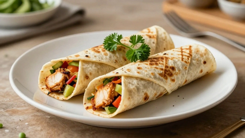 Easy Chicken Wraps for a Quick and Satisfying Lunch - Us Home Cook