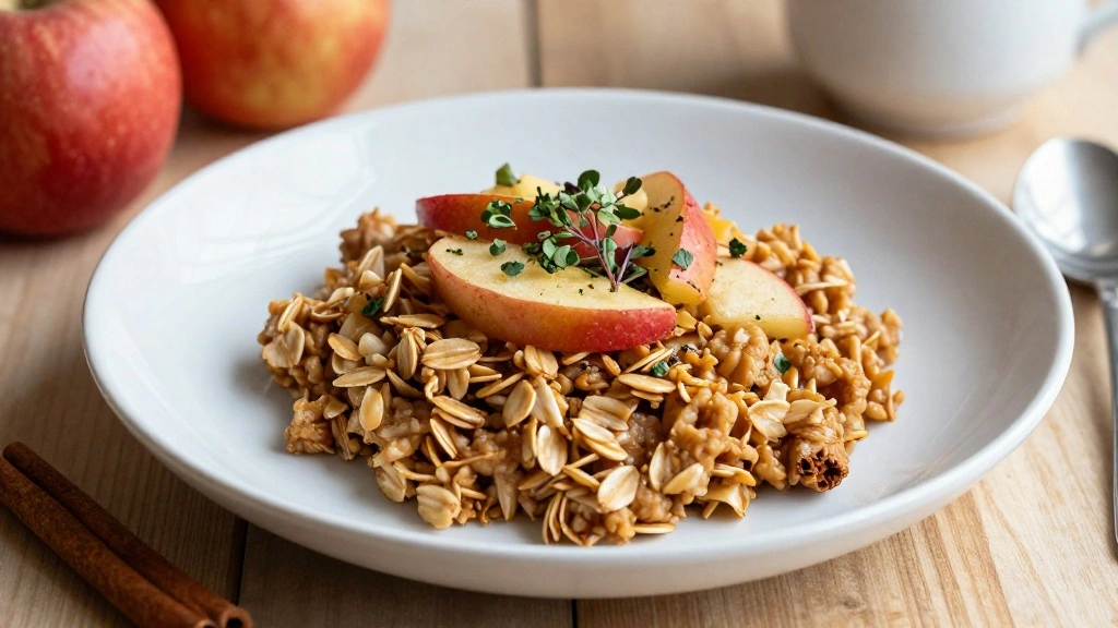 Warm Oatmeal with Apples and Cinnamon for a Better Start to the Day - The Comfort Fork