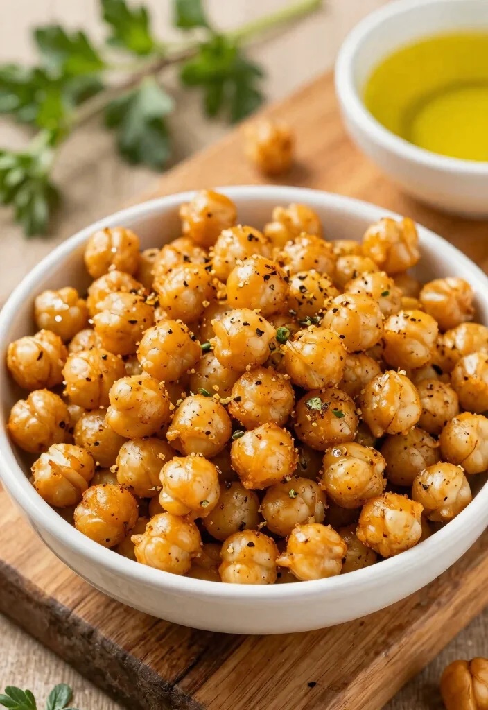 10 Best Healthy Air Fryer Recipes Crispy Low Oil and Full of Flavor - 2. Crunchy Air Fryer Chickpeas 1