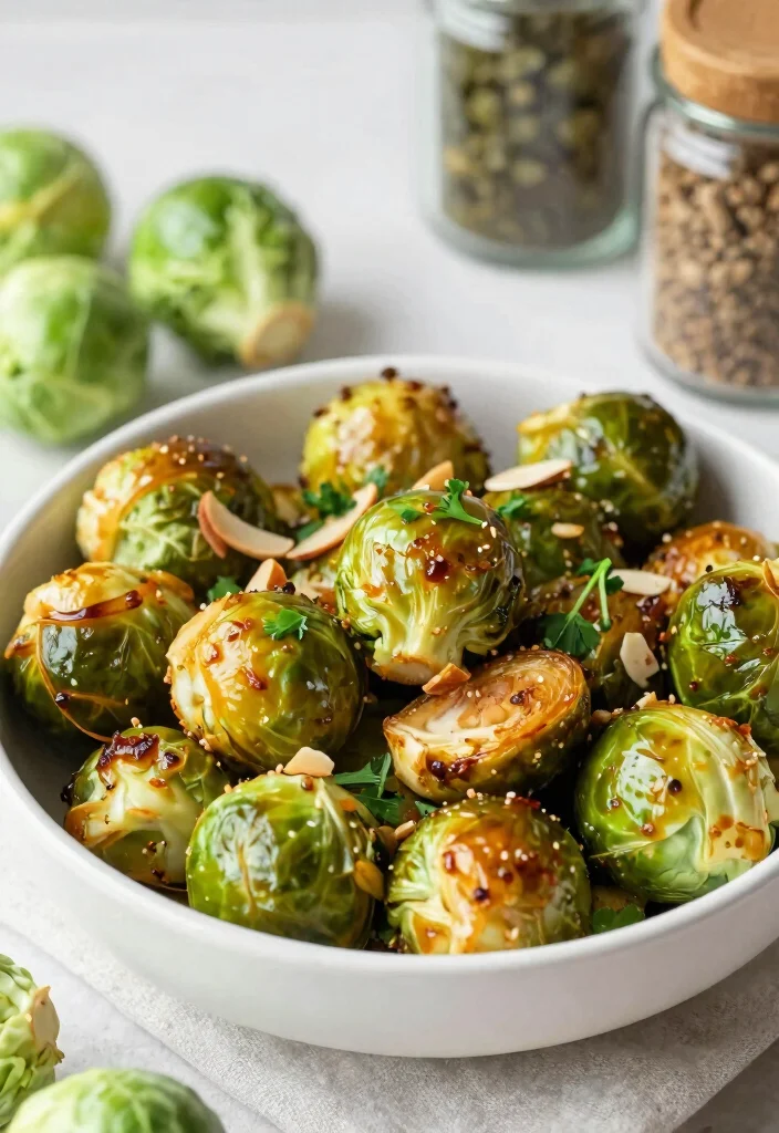 10 Best Healthy Air Fryer Recipes Crispy Low Oil and Full of Flavor - 5. Delicious Air Fryer Brussels Sprouts 1