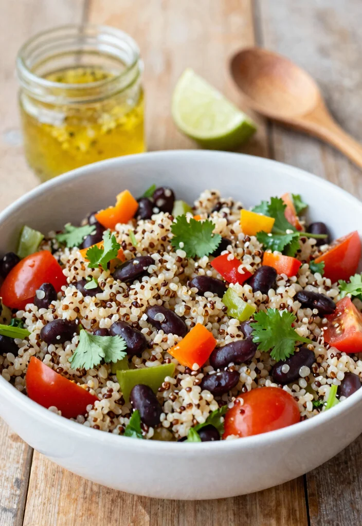 10 Best Healthy Recipes for Diabetics: Low Sugar, Balanced, and Delicious - 1. Quinoa & Black Bean Salad 1