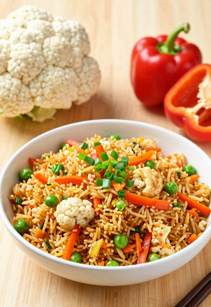 10 Best Healthy Recipes for Diabetics: Low Sugar, Balanced, and Delicious - 5. Cauliflower Fried Rice 1