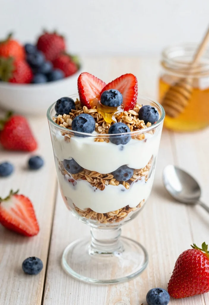 10 Best Healthy Recipes for Diabetics: Low Sugar, Balanced, and Delicious - 9. Greek Yogurt Parfait 1