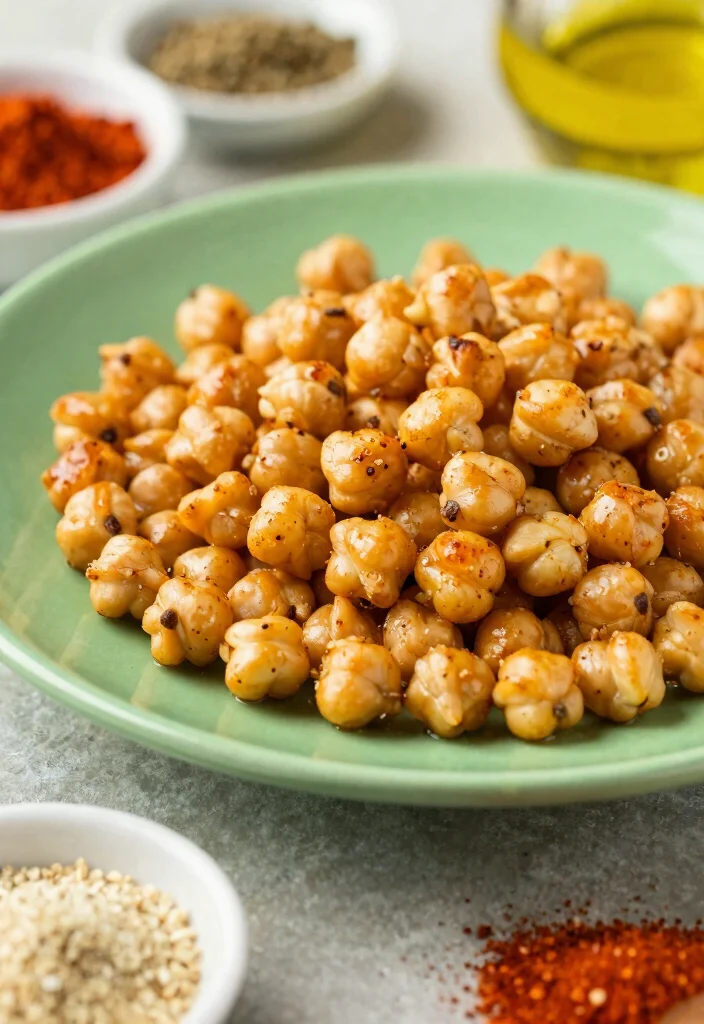 10 Best Healthy Snacks on the Go: Easy, Portable, and Low Calorie - 1. Crunchy Chickpea Snacks 1