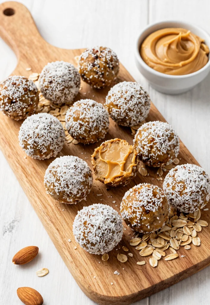 10 Best Healthy Snacks on the Go: Easy, Portable, and Low Calorie - 2. Energy-Boosting Almond Butter Energy Balls 1