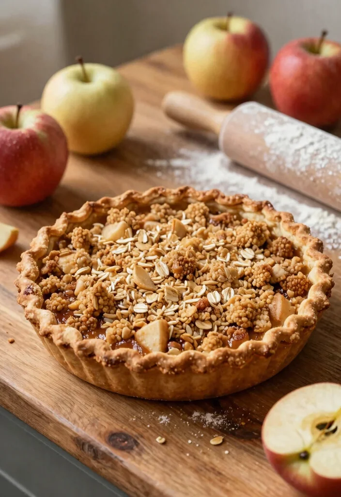 10 Classic Gluten Free Apple Pie Recipes Flaky Crust and Spiced Filling - 10. Apple Pie with Oat Crumble Topping 1