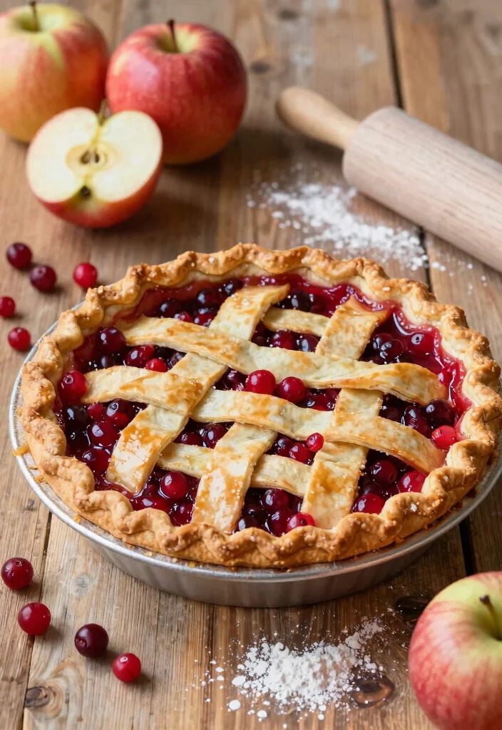 10 Classic Gluten Free Apple Pie Recipes Flaky Crust and Spiced Filling - 5. Apple Cranberry Pie 1