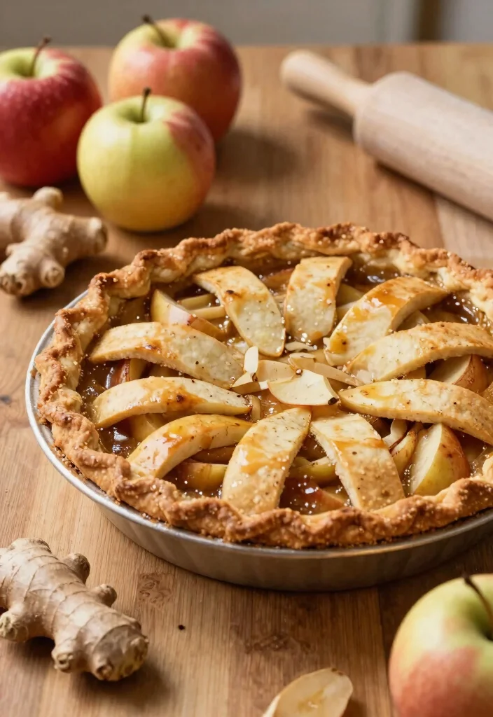 10 Classic Gluten Free Apple Pie Recipes Flaky Crust and Spiced Filling - 8. Spiced Apple Pie with Ginger 1