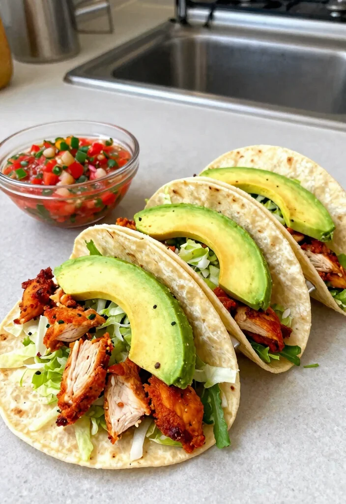 10 Easy Healthy Chicken Recipes: Quick, Flavorful, and Family-Friendly - 7. Spicy Chicken Tacos 1